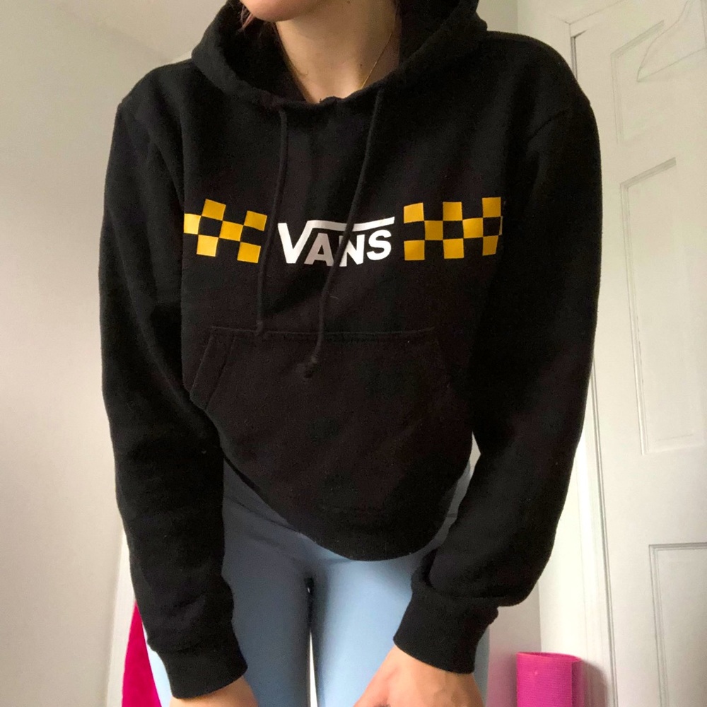 Vans cropped hoodie size small